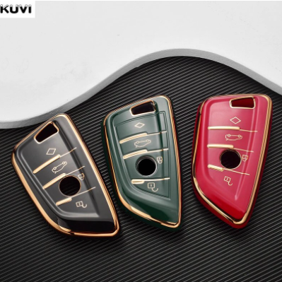 Plating TPU Car Key Case Shell Cover Fob For BMW X1 X3 X4 X5 F15 X6 F16 G20 G30 1 3 5 7 Series G11 G32 F11 F39 F48 G01 G02 G07
