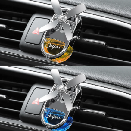 Air Freshener Car Perfume Diffuser Alloy Four Leaf Auto Outlet Perfume Clip Auto Aromatherapy Fragrance Car Interior Decoration
