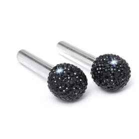 Diamond Bling Car Door Pin Lock Knob Pull Pins Aluminum Alloy Car Door Handle Security Car Door Latch Lock Pin Car Accessories