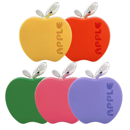 Car Perfume Air Freshener Apple Shape Original Fragrance Orange Lemon Apple Strawberry Lavender Scent Automobile Accessories