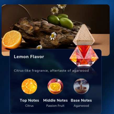 Cafele Car Perfume Bottle Ornament Include Essential Oil Hanging Auto Air Freshener Universal Car Decoration Interior For Home