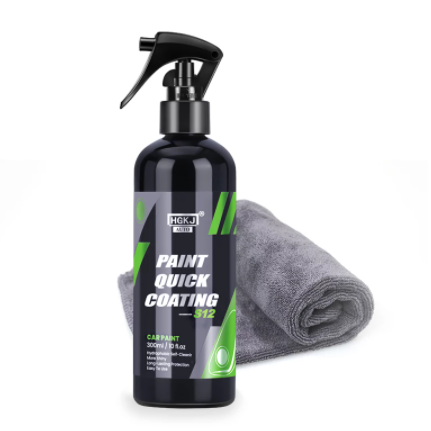 Ceramic Coating More Shine Fortify Quick Coat Hydrophobic Polish Waterless Car Wash Wax and Long Lasting Protection S12 HGKJ