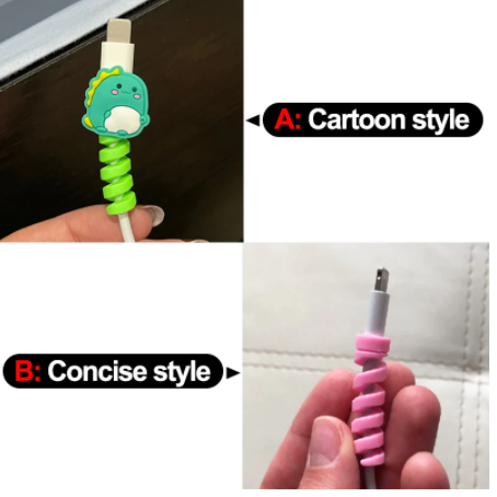 Charging Cable Protector For Phones Cable holder Ties cable winder Clip For Mouse USB Charger Cord management cable organizer