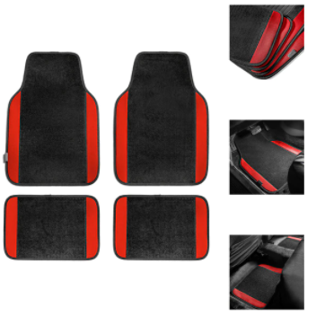 4pcs Universal Car Floor Mats Foot Pad For Renault Scenic Koleos Laguna Megane Latitude Logan Sandero Duster Kadjar Clio Espace