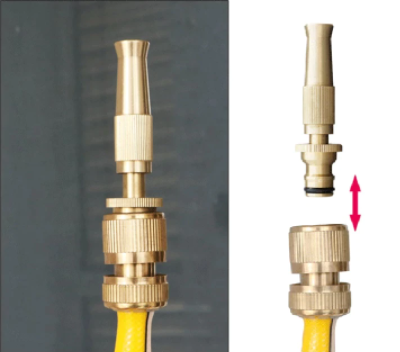 High Pressure Nozzle Pacifier Water Gun Garden Accessories Car Washing Universal Water Gun Nozzle Spray Nipple Copper Connector