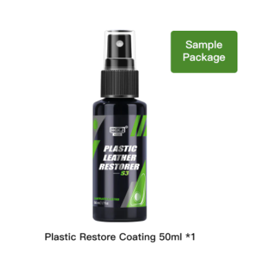 S3 Car Plastic Restorer Polish for Interior Exterior Trim Long-lasting Cleaner Agent Hydrophobic Coating Car Chemicals HGKJ
