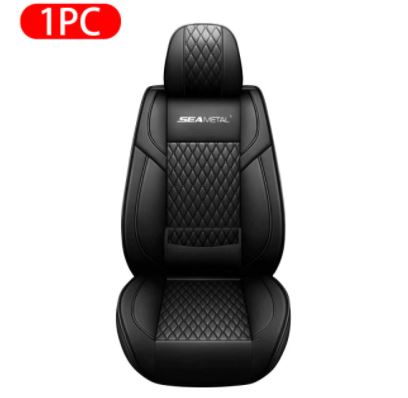 SEAMETAL Luxury Car Seat Covers Premium PU Leather Vehicle Seat Cushion