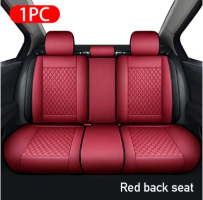 SEAMETAL Luxury Car Seat Covers Premium PU Leather Vehicle Seat Cushion