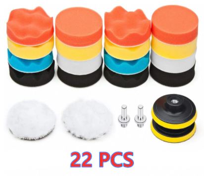 Car Polishing Pads Sponge Wool Polishing Waxing Buffing Pads Kit for Auto Car