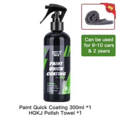 Ceramic Coating More Shine Fortify Quick Coat Hydrophobic Polish Waterless Car Wash