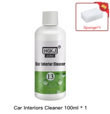 100ml Car Interior Cleaning Plastic Polishing Liquid Leather Detergent Automotive Seat Cleaner Water-free