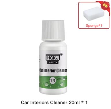 100ml Car Interior Cleaning Plastic Polishing Liquid Leather Detergent Automotive Seat Cleaner Water-free