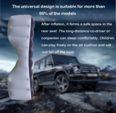 Car Air Mattress Car Gap Pad Inflatable Back Seat Gap Pad Air Bed Cushion For Car