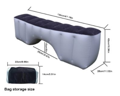 Car Air Mattress Car Gap Pad Inflatable Back Seat Gap Pad Air Bed Cushion For Car