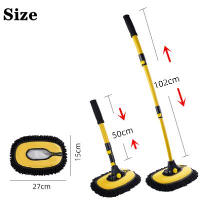 2022 New Car Cleaning Brush Car Wash Brush Telescoping Long Handle Cleaning