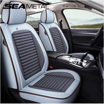 Universal Linen Car Seat Cover Flax Auto Seat Protector Automotive Vehicle Cushion