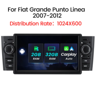 Android For Fiat Linea Punto EVO 2012 2013 2014 2015 Grande Linea 2007-2012 Auto Radio Stereo GPS Navigation Multimedia Player