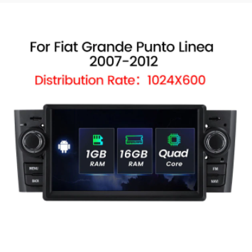 Android For Fiat Linea Punto EVO 2012 2013 2014 2015 Grande Linea 2007-2012 Auto Radio Stereo GPS Navigation Multimedia Player