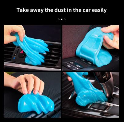 80g Car Cleaning gel Slime For Cleaning Machine Auto Vent Magic Dust Remover Glue