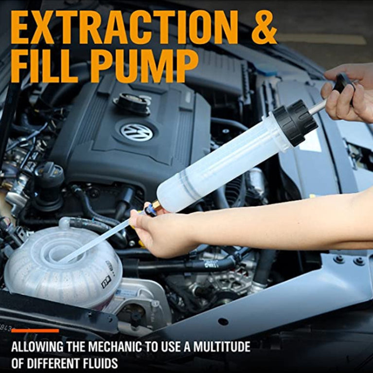 Car Oil Fluid Extractor Auto Air Pump Filling Syringe Bottle Fuel Extraction