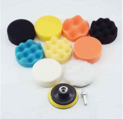 Car Polishing Sponge Pads Kit Removes Scratches Buffer Kit Polishing Machine