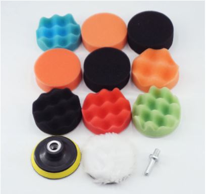 Car Polishing Sponge Pads Kit Removes Scratches Buffer Kit Polishing Machine