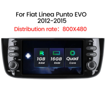 Android For Fiat Linea Punto EVO 2012 2013 2014 2015 Grande Linea 2007-2012 Auto Radio Stereo GPS Navigation Multimedia Player