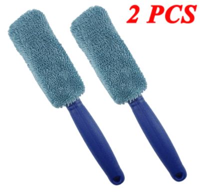 Car Wash Portable Microfiber Wheel Tire Rim Brush Car Wheel Wash Cleaning