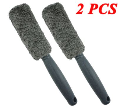 Car Wash Portable Microfiber Wheel Tire Rim Brush Car Wheel Wash Cleaning