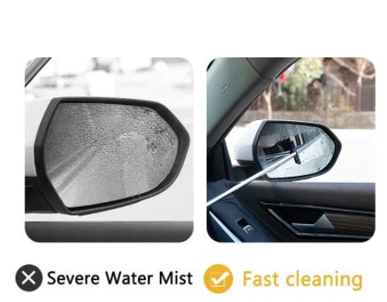 Car Rearview Mirror Wiper Retractable Portable Rainy Cleaning Supplies Rearview Mirror Water Remover Glass Rain Cleaning Tool