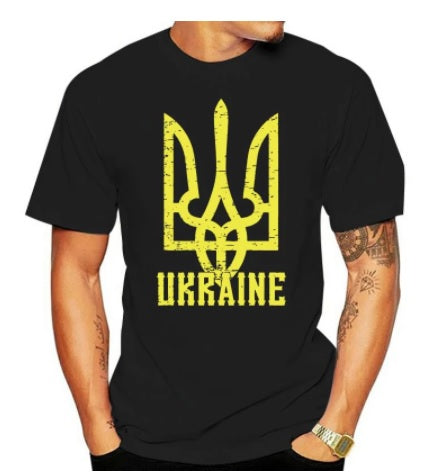Men - Women Ukrainian Coat Of Arms Ukraine Tryzub T-Shirt