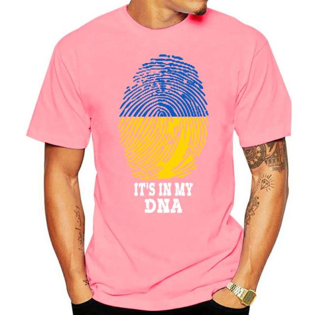 Tshirt men - women 2022 Summer Ukraine Ukrainian Ukraine Is In My DNA 100% Cotton