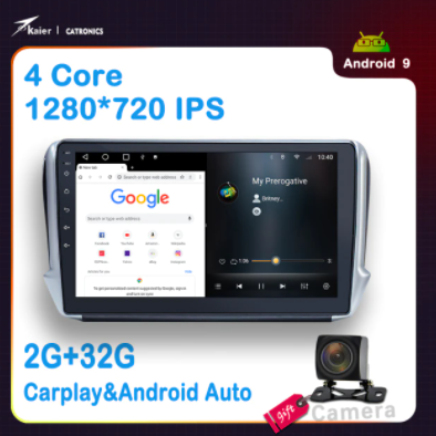 Octa core android 10 6+128G For Peugeot 208 2008 2013-2020 Car Stereo DVD Multimedia Radio GPS video Player radio with DSP 4G