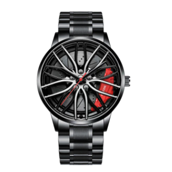 New Wheel Clock for Rim Hub Top Brand Luxury Fashion Cool Sports Car Quartz Watch