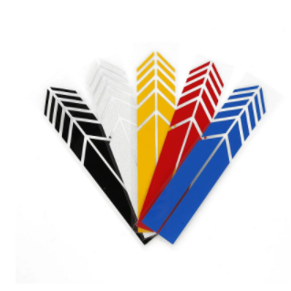 Auto Car Sticker Non Fading Fashion Color Stripe Car Sticker Racing Strips Side Rear View Mirror Decor Decal