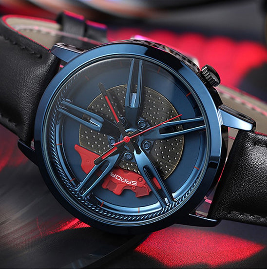 Racing Wheel Dial Men Watch Relogio Masculino
