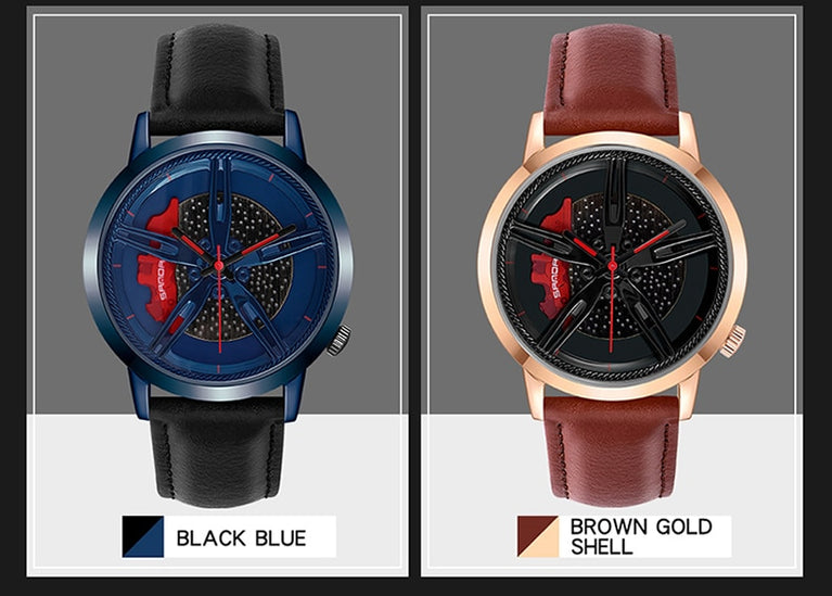 Racing Wheel Dial Men Watch Relogio Masculino