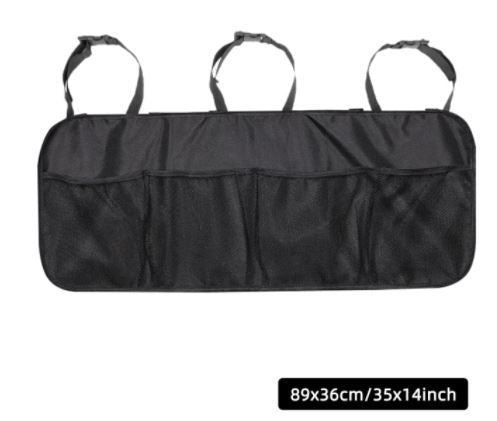 Car Rear Seat Back Organizer Auto Trunk Storage Bag Large Capacity Backseat Pockets Mesh for SUV MPV
