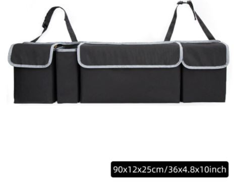 Car Rear Seat Back Organizer Auto Trunk Storage Bag Large Capacity Backseat Pockets Mesh for SUV MPV