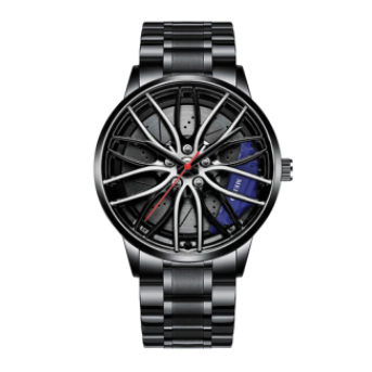 New Wheel Clock for Rim Hub Top Brand Luxury Fashion Cool Sports Car Quartz Watch