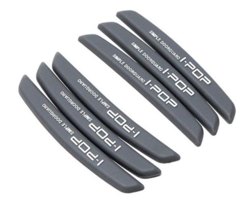 6Pcs Auto Car Door Edge Protection Guards Buffer Trim Molding Protection Strip Scratch Protector Car Door Crash Bar