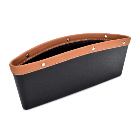 Xayah Car Seat Gap Storage Box Cup PU Leather Pocket Catcher Organizer Phone Bottle Cups Holder Multifunctional Car Accessories