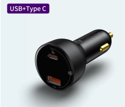 Baseus PD 100W USB Car Charger Quick Charge 4.0 QC4.0 QC3.0 Type C USB AUTO Charger Fast Charging For iPhone Xiaomi Mobile Phone