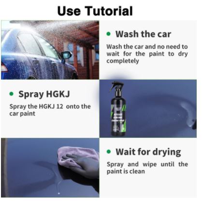 9H Ceramic Car Coating Paint Care 300/100/50ml Polishing Paste Nano Products Hydrophobic