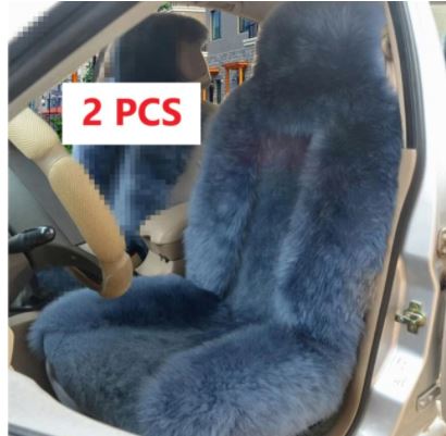 Faux Fur Cute For Front Car Seat Covers Interior Accessories Cushion Styling Seat Cover Raccoon+ Sheepskin Faux Fur