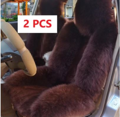 Faux Fur Cute For Front Car Seat Covers Interior Accessories Cushion Styling Seat Cover Raccoon+ Sheepskin Faux Fur