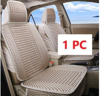 Luxury Hand-woven Ice Silk Car Seat Cushion Summer Cool Car Seat Cover Front Seat Cushion Universal Car Accessories