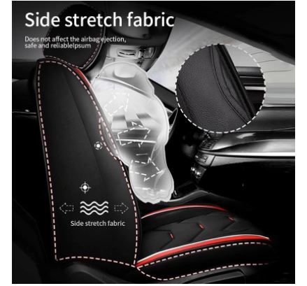PU Leather Seat Covers Interior Car Seat Cover Set Universal Four Seasons Protector Mat Auto