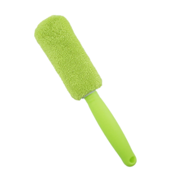 Car Wash Portable Microfiber Wheel Tire Rim Brush Car Wheel Wash Cleaning for Car with Plastic Handle Auto Washing Cleaner Tools