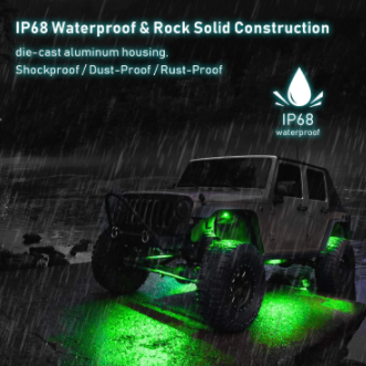 Car Underglow Neon LED RGB Underbody Light Decorative Atmosphere Lamp For Car Truck ATV UTV SUV Offroad Boat